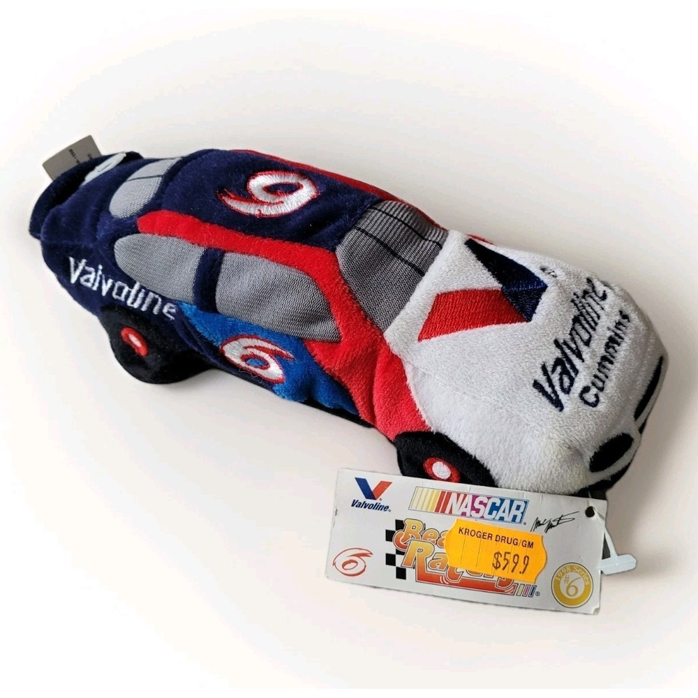 PJ Toys NASCAR Mark Martin‎ #6 Bean Bag Plush Racecar Figure Cummins Valvoline